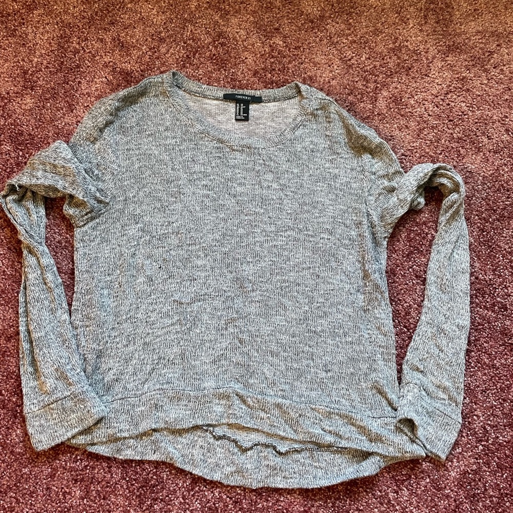 Light weight soft long sleeve sweater